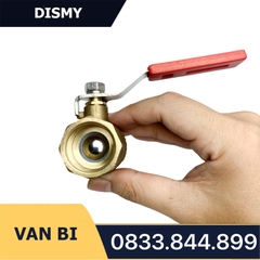 Van Bi Ren Đồng Tay Dài DISMY PN16 / Long Sleeve Copper Threaded Ball Valve