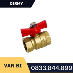 Van Bi Ren Đồng Tay Nơ (Bướm) Dismy PN16 / Threaded Bow Brass Ball Valve