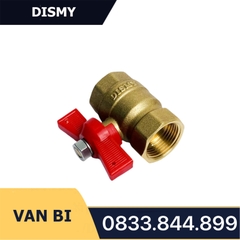 Van Bi Ren Đồng Tay Nơ (Bướm) Dismy PN16 / Threaded Bow Brass Ball Valve