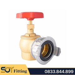 Van Góc Cứu Hỏa Đồng MIHA - Brass Angle Valve For Firefighting