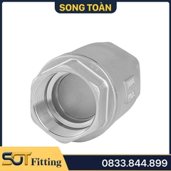 Van Một Chiều Lò Xo Ren Inox 304, Luppe 1 Chiều Lò Xo