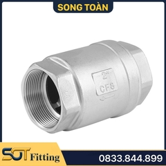 Van Một Chiều Lò Xo Ren Inox 304, Luppe 1 Chiều Lò Xo