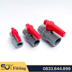 Van Nhựa Bi Tay Gạt Khóa Nước Nhựa PVC - Phân Loại Dán Ống