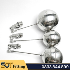 Van Phao Bồn Nước, Cơ Tự Động Ngắt Nước 21 27 34 42 29 60 - Inox 304