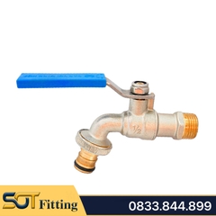 Vòi Đồng Mạ MBV Tay Gạt Nhôm- Brass Taps With Stainless Steel Lever Handle