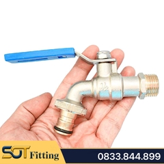 Vòi Đồng Mạ MBV Tay Gạt Nhôm- Brass Taps With Stainless Steel Lever Handle