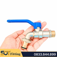 Vòi Đồng Mạ MIHA-XK Tay Gạt Hợp Kim Nhôm - Brass Taps With Aluminium Alloy Lever Handle
