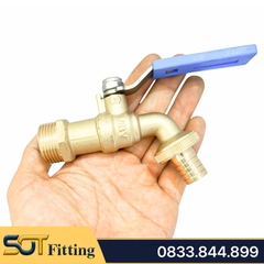 Vòi Đồng MBV Tay Gạt Inox - Brass Taps With Stainless Steel Lever Handle