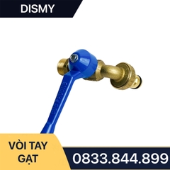 Vòi Gạt Tay Dài Hợp Kim Nhôm Dismy PN10 Đồng  / Long Handle Wiper Brass Tap