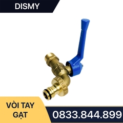 Vòi Gạt Tay Dài Hợp Kim Nhôm Dismy PN10 Đồng  / Long Handle Wiper Brass Tap