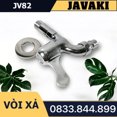 Vòi Hồ JV82 Me Thân Dài Xả Nước Hợp Kim Mạ Crom Tay Bằng Khóa Gạt - Thương Hiệu Javaki