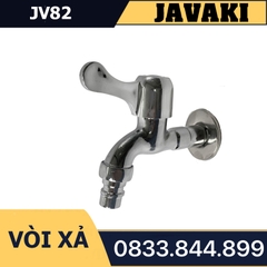 Vòi Hồ JV82 Me Thân Dài Xả Nước Hợp Kim Mạ Crom Tay Bằng Khóa Gạt - Thương Hiệu Javaki
