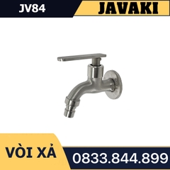 Vòi Hồ JV84 Xả Nước Tay Bằng Khóa Gạt 90 Độ Thân Dài Inox 304 - Thương Hiệu Javaki