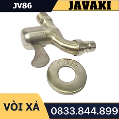 Vòi Hồ JV86 Xả Nước Tay Ghép Khóa Gạt 90 Độ Inox 304 - Thương Hiệu Javaki