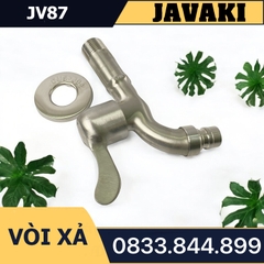Vòi Hồ JV87 Xả Nước Tay Đúc Gạt Thân Dài Inox 304 - Thương Hiệu Javaki