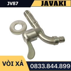 Vòi Hồ JV87 Xả Nước Tay Đúc Gạt Thân Dài Inox 304 - Thương Hiệu Javaki