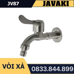 Vòi Hồ JV87 Xả Nước Tay Đúc Gạt Thân Dài Inox 304 - Thương Hiệu Javaki