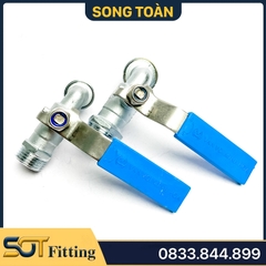 Vòi Hợp Kim Kẽm TURA Tay Gạt Inox - Zinc Taps With Stainless Steel Lever Handle
