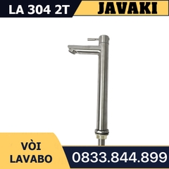 Vòi Lavabo Cao 30cm SUS 304 Dùng Nước Lạnh Javaki | Chất Liệu Bền Bỉ