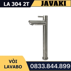 Vòi Lavabo Cao 30cm SUS 304 Dùng Nước Lạnh Javaki | Chất Liệu Bền Bỉ