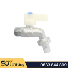 Vòi Máy Giặt MIHA Tay Gạt Đồng Mạ - Tap Washing Machine With Lever Handle