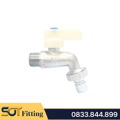 Vòi Máy Giặt MIHA Tay Gạt Đồng Mạ - Tap Washing Machine With Lever Handle