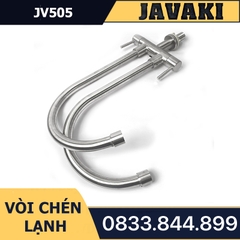Vòi Rửa Chén Bát JV505 Chia 2 Vòi Dùng Nước Lạnh JAVAKI | SUS 304 Cao Cấp Nhám Mờ