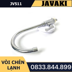 Vòi Rửa Chén Bát JV511 Thau Mạ Crom Nước Lạnh JAVAKI | Bền Bỉ Và Sang Trọng