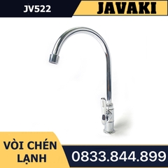 Vòi Rửa Chén Bát JV522 Dùng Nước Lạnh JAVAKI | Cho Không Gian Bếp Hiện Đại