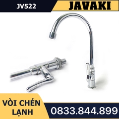 Vòi Rửa Chén Bát JV522 Dùng Nước Lạnh JAVAKI | Cho Không Gian Bếp Hiện Đại