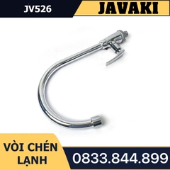 Vòi Rửa Chén Bát JV526 Thau Mạ Crom Nước Lạnh JAVAKI | Vòi Nước Lạnh Cao Cấp