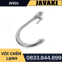 Vòi Rửa Chén Bát JV531 Thau Mạ Crom Nước Lạnh JAVAKI | Vòi Nước Lạnh Cao Cấp