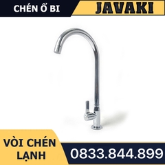 Vòi Rửa Chén Bát Trục Xoay Ổ Bi Dùng Nước Lạnh JAVAKI | Cho Không Gian Bếp Hiện Đại
