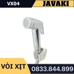 Vòi Xịt VX03 Đồng Mạ Crom Gắn Bồn Cầu Bệt Vệ Sinh - Thương Hiệu JAVAKI