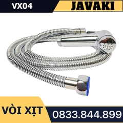 Vòi Xịt VX04 Nhựa Mạ Crom Gắn Bồn Cầu Bệt Vệ Sinh - Thương Hiệu JAVAKI