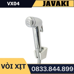 Vòi Xịt VX04 Nhựa Mạ Crom Gắn Bồn Cầu Bệt Vệ Sinh - Thương Hiệu JAVAKI