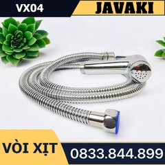 Vòi Xịt VX04 Nhựa Mạ Crom Gắn Bồn Cầu Bệt Vệ Sinh - Thương Hiệu JAVAKI