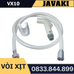 Vòi Xịt VX10 Xoay 360 Độ Bằng Nhựa Gắn Bồn Cầu Bệt Vệ Sinh - Thương Hiệu JAVAKI