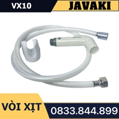 Vòi Xịt VX10 Xoay 360 Độ Bằng Nhựa Gắn Bồn Cầu Bệt Vệ Sinh - Thương Hiệu JAVAKI