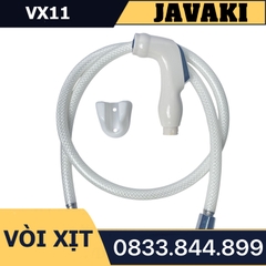 Vòi Xịt VX11 Tay Chìm Nhựa Gắn Bồn Cầu Bệt Vệ Sinh - Thương Hiệu JAVAKI