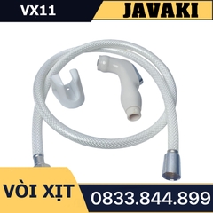 Vòi Xịt VX11 Tay Chìm Nhựa Gắn Bồn Cầu Bệt Vệ Sinh - Thương Hiệu JAVAKI