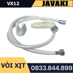Vòi Xịt VX12 Tay Chìm Nhựa Gắn Bồn Cầu Bệt Vệ Sinh - Thương Hiệu JAVAKI