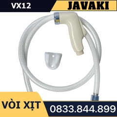 Vòi Xịt VX12 Tay Chìm Nhựa Gắn Bồn Cầu Bệt Vệ Sinh - Thương Hiệu JAVAKI