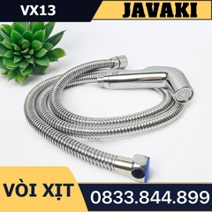 Vòi Xịt VX13 Xoay 360 Độ Nhựa Mạ Crom Gắn Bồn Cầu Bệt Vệ Sinh - Thương Hiệu JAVAKI