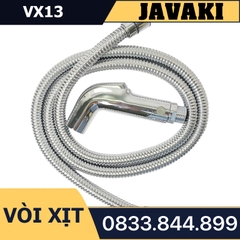 Vòi Xịt VX13 Xoay 360 Độ Nhựa Mạ Crom Gắn Bồn Cầu Bệt Vệ Sinh - Thương Hiệu JAVAKI