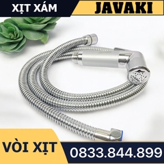 Vòi Xịt Xám Mờ Hợp Kim Gắn Bồn Cầu Bệt Vệ Sinh - Thương Hiệu JAVAKI