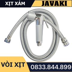 Vòi Xịt Xám Mờ Hợp Kim Gắn Bồn Cầu Bệt Vệ Sinh - Thương Hiệu JAVAKI