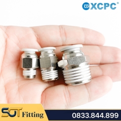 XPC | THẲNG REN NGOÀI NỐI ỐNG 1 CHẠM - PNEUMATIC TUBE FITTINGS