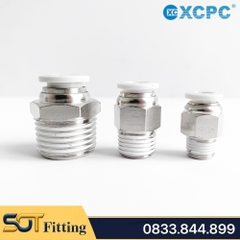 XPC | THẲNG REN NGOÀI NỐI ỐNG 1 CHẠM - PNEUMATIC TUBE FITTINGS