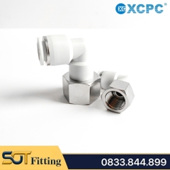 XPLF | CONG 90 ĐỘ REN TRONG NỐI ỐNG 1 CHẠM - PNEUMATIC TUBE FITTINGS